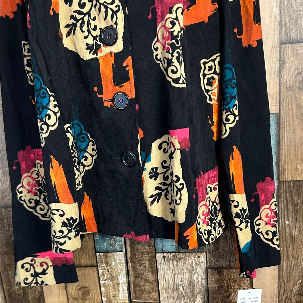 Briggs New York Multicolor Patterned Button Down … - image 4